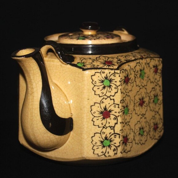 Japanese Art Deco Porcelain Snack Set | Mugs Snack Plate Sugar Bowl - Picture 14 of 14